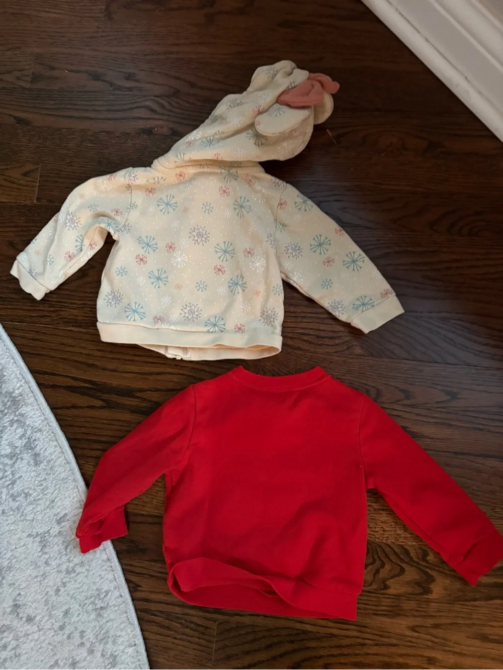 Bundle of two Christmas themed sweatshirts Disney